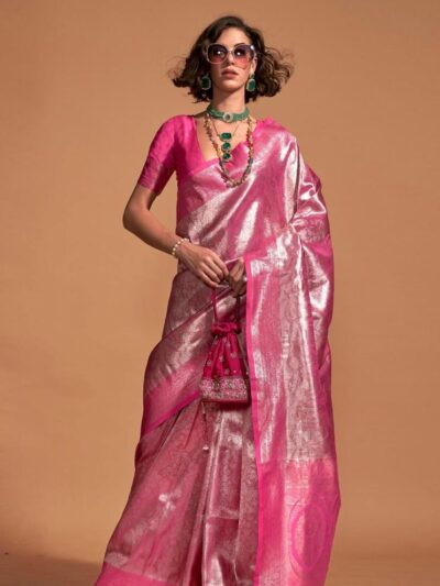 PINK PREMIUM SILK SAREE