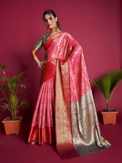 RED KANJIVARM SILK SAREE